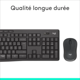 Logitech Combo Teclado Ratón Inalámbrico y Silencioso MK295