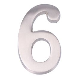 Edm Número 6 Níquel Mate 10cm Fijación Invisible