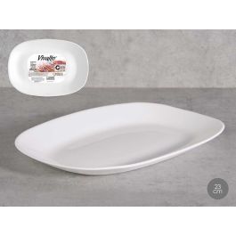 Vivalto Bandeja Ovalada de Cristal Opal Blanco 23,5 cm para Servir Comida (24 Unidades) Precio: 28.88999993. SKU: B1H7SSCVLX