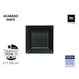 Bol de melamina mate negro 17.7 x 5 cm - La Mediterranea por Inde (12 Unidades) Precio: 26.98999985. SKU: B1H33EKLNP