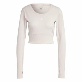 Camiseta de Manga Larga de Mujer Adidas Studio Beige Precio: 37.50000056. SKU: S64126869