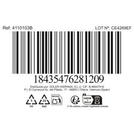 La Mediterranea Plato Postre Calobra Azul Ø16.6 cm (48 Unidades)