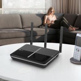 TP-Link 1× 10/100/1000Mbit/s RJ45 WAN/LAN, 3× 10/100/1000Mbit/s RJ45 LAN, 3× RJ11, USB 3.0, 2.4/5GHz, 300 + 1733 Mbps, 216 x 163.7 x 36.8 mm TP-Link 1× 10/100/1000Mbit/s RJ45 WAN/LAN, 3× 10/100/1000Mbit/s RJ45 LAN, 3× RJ11, USB 3.0, 2.4/5GHz, 300 + 1733 Mbps, 216 x 163.7 x 36.8 mm