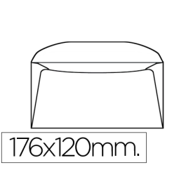 Liderpapel Sobre B6 120 x 176 mm Bolsa 10 Unidades Precio: 0.58999963. SKU: B1G7C2A92E