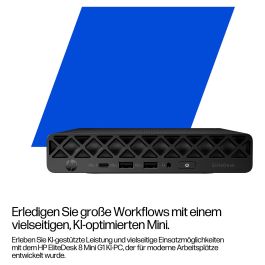 HP EliteDesk 8 G1i CU9-285T Mini PC 64GB RAM 1TB SSD Windows 11 Pro 3 Años VOS