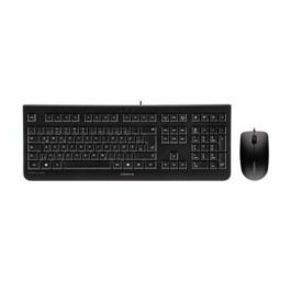 Cherry Teclado + Ratón DC 2000, 1200 dpi, 4 hotkeys, Diseño simétrico, Plug & Play USB