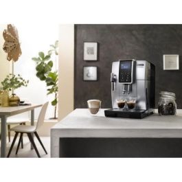 DELONGHI ECAM 350.35.SB Molinillo de café expreso DINAMICA Pantalla 4 recetas - Plata