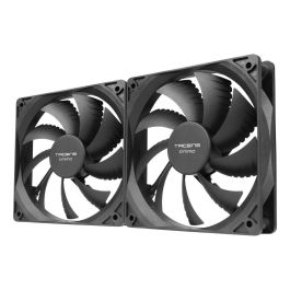 Tacens AF12X2 Ventilador de Caja 120mm (Pack 2) Ultra Silencioso 14 dB, Rodamiento Fluxus Bearing, Flujo de Aire Optimizado Air-Guide