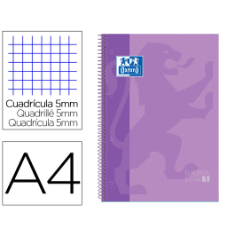 Oxford Cuaderno Classic Europeanbook 1 Write&Erase 80H A4+ 5x5 mm Microperforado Tapa Extradura Malva (Set de 5) (Set de 5) Precio: 21.78999944. SKU: B16FDVXW9V