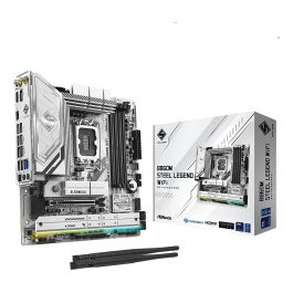 ASRock B860M Steel Legend WiFi Placa Base ATX HDMI/DP DDR5 con WiFi 6E y Bluetooth 5.3 para PC