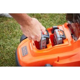 Black & Decker BCMW3318L2-QW Cortacésped Inalámbrico Litio 18V 33 cm, 2.5Ah con 2 baterías y cargador