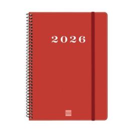 Finocam E10-155x212 mm Svh Agenda Espiral My Tapa Dura Rojo 2026, uso personal y profesional con goma elástica y esquinas microperforadas Precio: 6.69000046. SKU: B1FCBHFYJJ