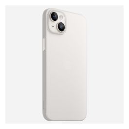Nomad Super Slim Case iPhone 14 Plus - Funda ultradelgada blanca, plástico reciclado, resistente a golpes y rayones