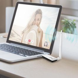 TP-Link TL-WN722N Adaptador USB Inalámbrico 150Mbps de Alta Ganancia para Redes Wi-Fi