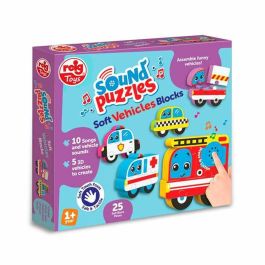 Sound puzzles – cars blocks-figures