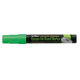 Artline EPW-4 Rotulador para Pizarra Color Verde Fluorescente Trazo 2mm Bolsa 4 Unidades