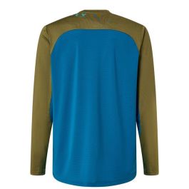 Maillot de ciclismo Oakley Free Ride Rc Ls Azul S