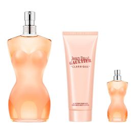 Jean Paul Gaultier Classique Eau de Toilette 100 ml vaporizador + Loción Corporal Perfumada 75 ml + Miniatura 6 ml vaporizador Mujer
