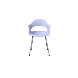 DKD Home Decor Silla Scandi Shenglong 3 Gris Claro 54 x 80 x 56 cm