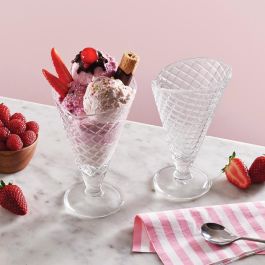Bormioli Rocco Copa Helado Gelato de Vidrio Transparente 27 cL - Set de 6 Unidades - Apto Lavavajillas, Fabricado en Italia