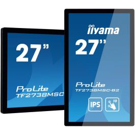 Iiyama ProLite TF2738MSC-B2 Monitor táctil 27" Full HD Multi-touch Multi-usuario Negro