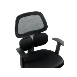 Q-connect Silla de Oficina Ancona Malla Base Metálica Negro - Altura Máx 1110 Anc 660 Prof 590 Ruedas Premium