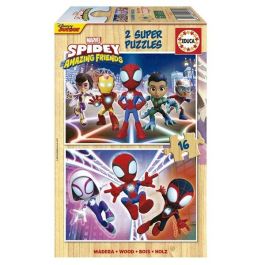 Puzzle 2x16 piezas spidey & his amazing friends Precio: 11.9911. SKU: B17SSXG4QE