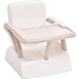 THERMOBABY YEEHOP Asiento elevador para niños 2 en 1 - 6-18 meses - Arnés de seguridad de 3 puntos - Tableta extraíble - Marron icé
