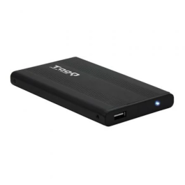 Tooq TQE-2510B Caja Externa para Disco Duro de 2.5" USB 2.0 Negro Aluminio Precio: 9.5000004. SKU: S0202891