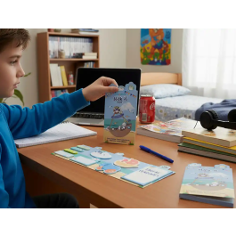 Imaginovo Stick It! Notebook 160 Notas Adhesivas Pirata Tamaños Surtidos Cañón