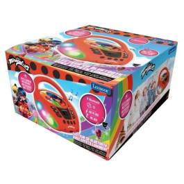 Lexibook Reproductor de CD Bluetooth Portátil con Efectos de Luz Multicolor y Conexión Inalámbrica, Ideal para Niños