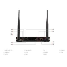 ViewSonic VPC25-W53-O1-1B Slot-in PC para ViewBoard | Intel 10ª Gen Core, WiFi 6, Bluetooth 5.2, 16GB RAM, 256GB SSD
