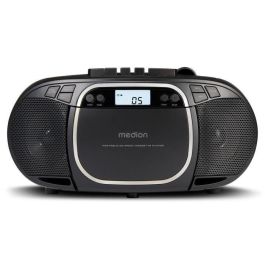 Medion MED4061275196481 Radio CD Portátil FM, 2x2.2W RMS, Color Negro Precio: 71.58999969. SKU: B1J69C4FX6