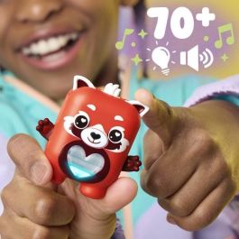 Hasbro HASG2215ES0 Nano-mals Pamanda, Panda Rojo Electrónico con más de 70 Reacciones, para Niños a partir de 5 años