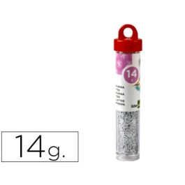 Liderpapel Purpurina Fantasía Color Plata Bote 14 gr Precio: 1.49999949. SKU: B19EN3T8BR