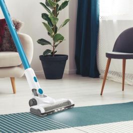 CANDY Viva CVIVA02E - Aspirador inalámbrico multifunción - 22 V - Autonomía de batería 30 min - Azul / Blanco CANDY Viva CVIVA02E - Aspirador inalámbrico multifunción - 22 V - Autonomía de batería 30 min - Azul / Blanco