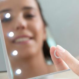 Espejo LED Táctil de Sobremesa Perflex InnovaGoods Espejo LED Táctil de Sobremesa Perflex InnovaGoods
