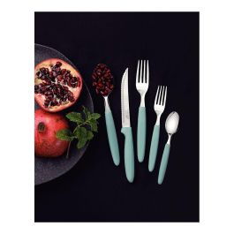 Tramontina Cubertería 30 Piezas Azul Acero Inoxidable Mango Polipropileno