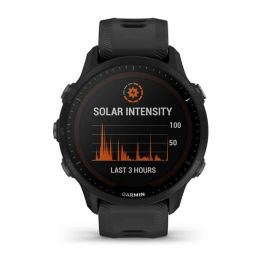 Garmin Forerunner 955 Solar Schwarz Reloj Deportivo GPS Avanzado con Carga Solar Pantalla MIP 3.3 cm 32 GB iOS Android