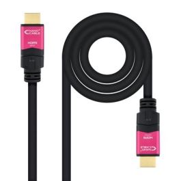 Nanocable Cable HDMI 2.0 4K 25M 18Gbps, Negro, Compatible con HDR, ARC, 3D, 32 Canales de Audio