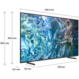 Samsung TQ43Q60D - Televisor QLED de 43 pulgadas (109 cm) - 4K UHD 3840x2160 - HDR Quantum - Smart TV - Centro de juegos - 3xHDMI - Wi-Fi