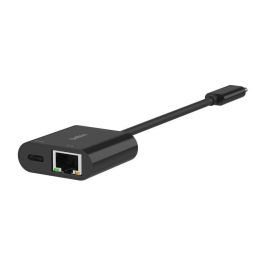 Belkin INC019BTBK Adaptador USB-C a Ethernet + Carga 100W Negro