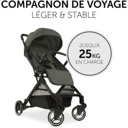 HAUCK HAU4007923160176 Cochecito compacto Travel N Care - 4 ruedas - Plegado con una mano - Verde oliva