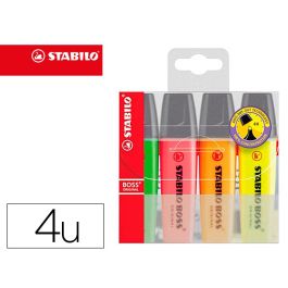 Rotulador Stabilo Boss Fluorescente 70 Estuche De 4 Unidades Colores Surtidos Precio: 4.68999993. SKU: B1DB7YZ5KH