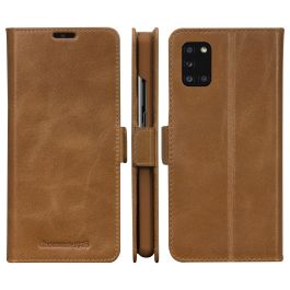 dbramante1928 CS52GT001244 Funda Flip Cierre Magnético Cuero Bronceado para Samsung Galaxy A52 - Folio con Bolsillo para Tarjetas
