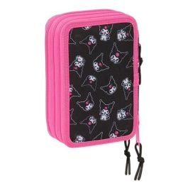 Safta Plumier Escolar Triple 37 Piezas Kuromi 195x125x55 mm