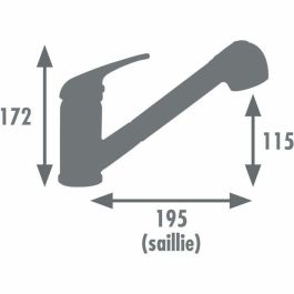 Edouard Rousseau ROU3047404051631 Mezclador de cocina Cromo