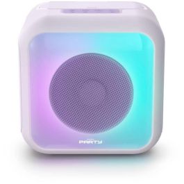 Bigben Party BIG3499550388824 Altavoz Karaoke Iluminado Lavanda, 30W Bluetooth, 2 Micrófonos Inalámbricos USB-C, Batería Li-on, Ecualizador