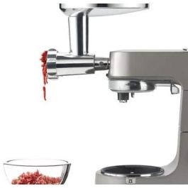 Kenwood KAX950ME Picadora de Carne de Aluminio y Acero Inoxidable - Incluye 3 Discos y 2 Cuernos para Salchichas
