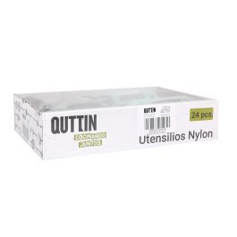 Quttin Espumadera de Nylon Negra 30 x 9.5 cm (24 Unidades)